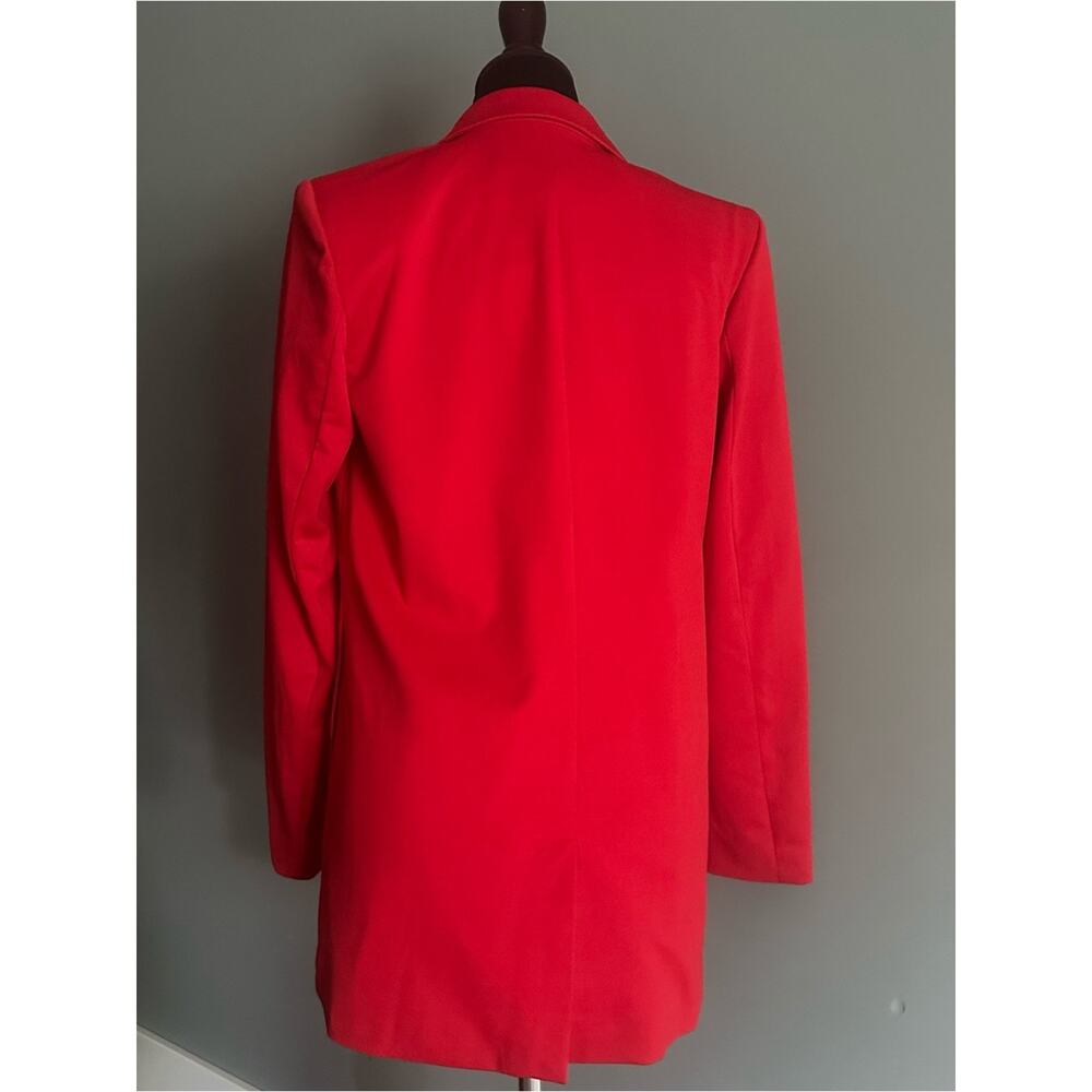 Extro & Vert Red single button blazer - Picture 4 of 6